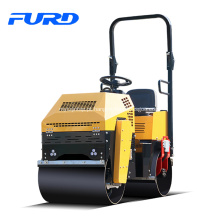 Equipamento de compactação 1 Ton Double Drum Vibratory Roller